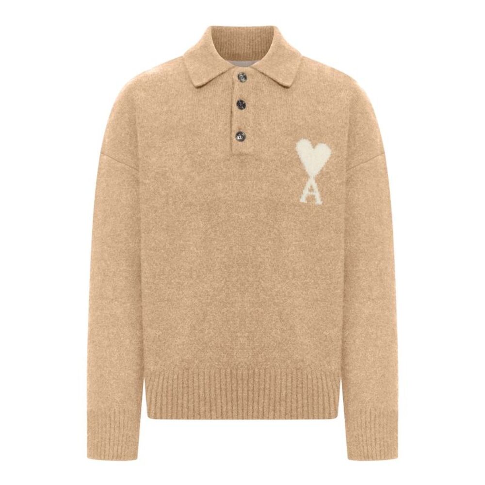 Ami Paris Men Polo Ami De Coeur
